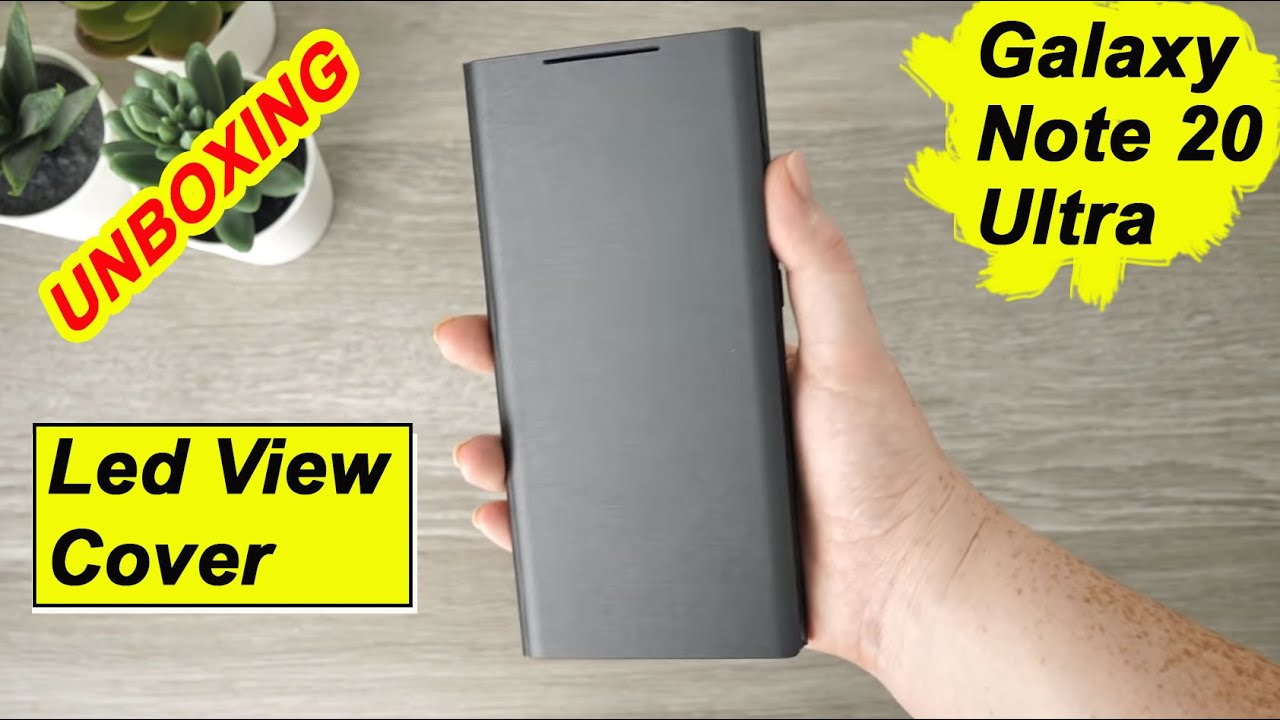 Unboxing Official Led View Cover Note 20 Ultra | Samsung Galaxy Note 20  Ultra 5G case