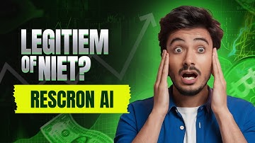 Rescron AI Ervaringen – AI-handelssoftware in België ! Legitiem of Oplichterij ?