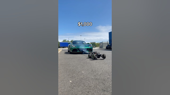 $1,000 RC vs Car!