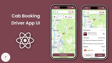 Online Cab Booking App UI in React Native | Uber Clone in React Native | Driver App | CabCatch