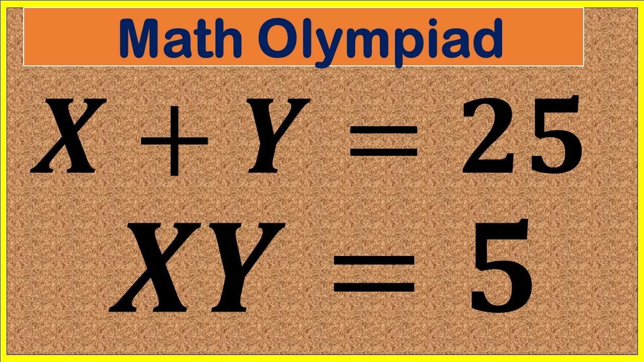 Germany| A Very Nice Math Olympiad Question| Solve for x and y - YouTube