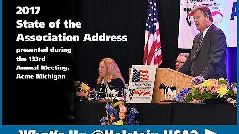 2017 State of the Association Address - John Meyer