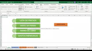 Cómo sacar el costo de mis productos/ Excel/ Te regalo la plantilla. screenshot 5