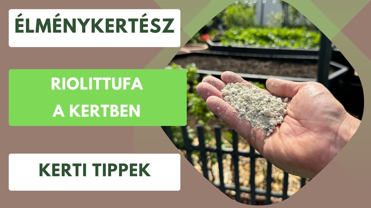 Riolittufa használata a kertben🏡