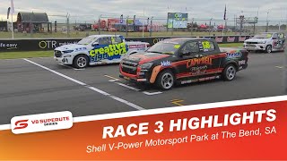 Race 3 Highlights, The Bend SA | 2023 V8 SuperUtes