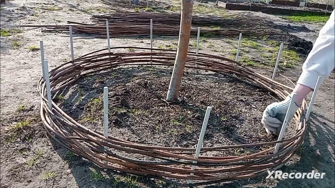 Плетень своими руками. Бюджетный декор для дачи. - YouTube