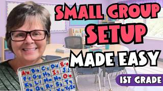 Small Group Reading Organization: How I Set Up My Small Group Area In First Grade