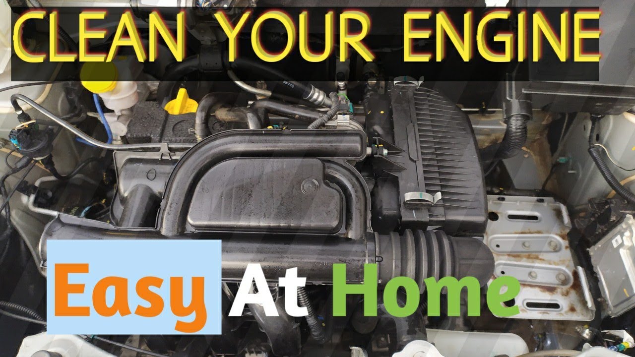 How to safely clean the Engine Bay of a car at home. YouTube