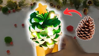 Look what I made with pinecone | DIY Pinecone craft | DIY christmas decoration craft ideas🤩🌟 #diy