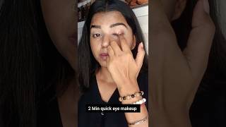 2 Minute Easy Eye Makeup For Beginners 😍 #eyemakeup #eyemakeuplooks #eyemakeuptutorial #shorts