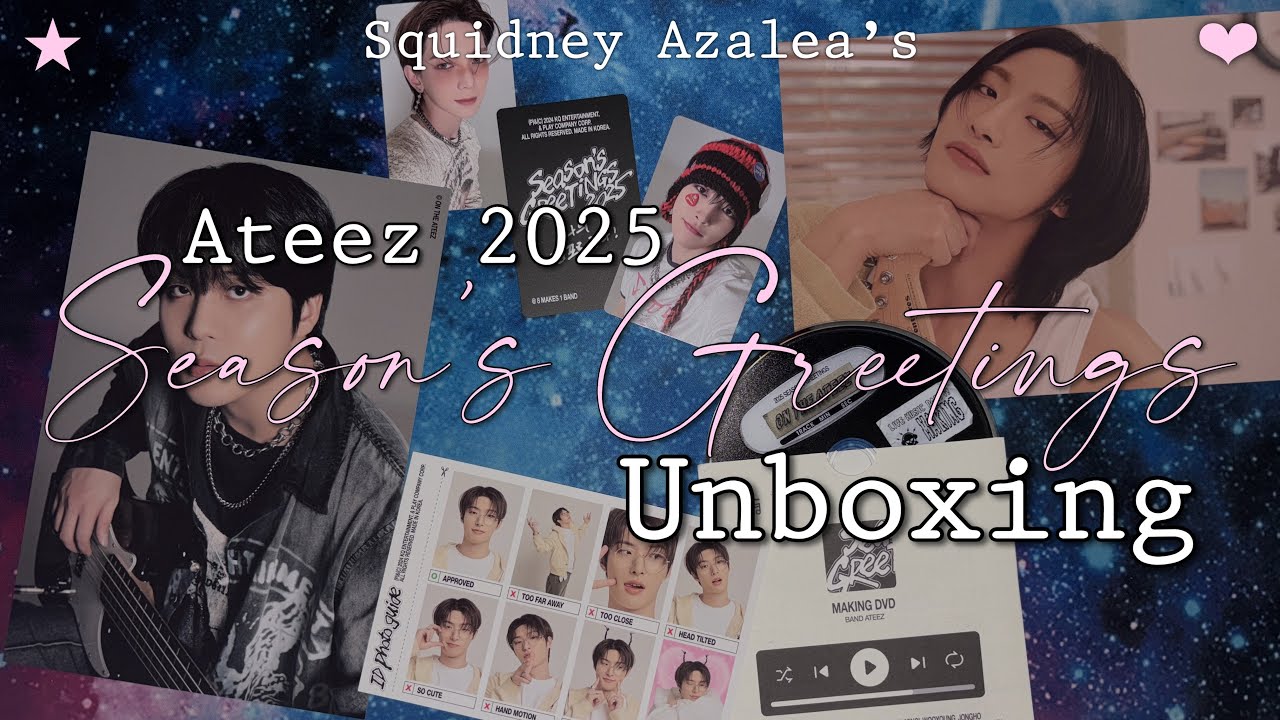 Ateez 2025 Season's Greetings - Quiet Unboxing Video - YouTube