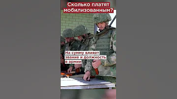 Сколько платят мобилизованным? #shorts