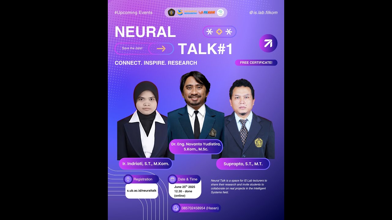 Neural Talk: Connect, Inspire, Research #1