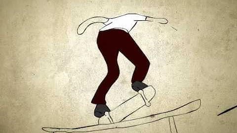 Skateboard Rotoscope Animation