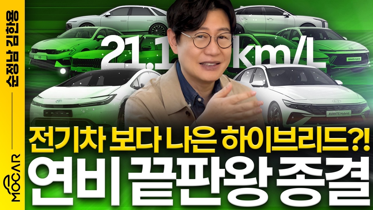 전기차보다 낫다? 국내 최고 하이브리드 TOP10...도요타 잡는 현대차!