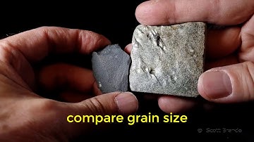 Identification Metamorphic Rock Training Video - Grain Size 2