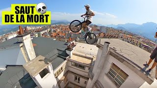 LE PLUS GROS JUMP DE MA VIE A VELO !!!  (12eme étages)