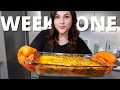 8 WEEK CHALLENGE | Getting Fit for Europe in 60 Days | what i eat in a day for fat loss | WEEK ONE