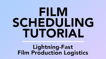 Shamel | Film Scheduling Tutorial