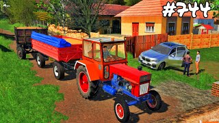 Roleplay pe Dumesti///CU DOUA REMORCI FULL IN SPATE [744]-Farming Simulator 19