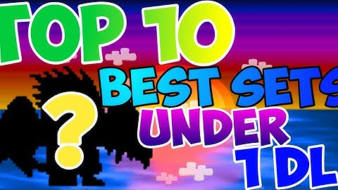Top 25 BEST SETS UNDER 1 DL | GROWTOPIA