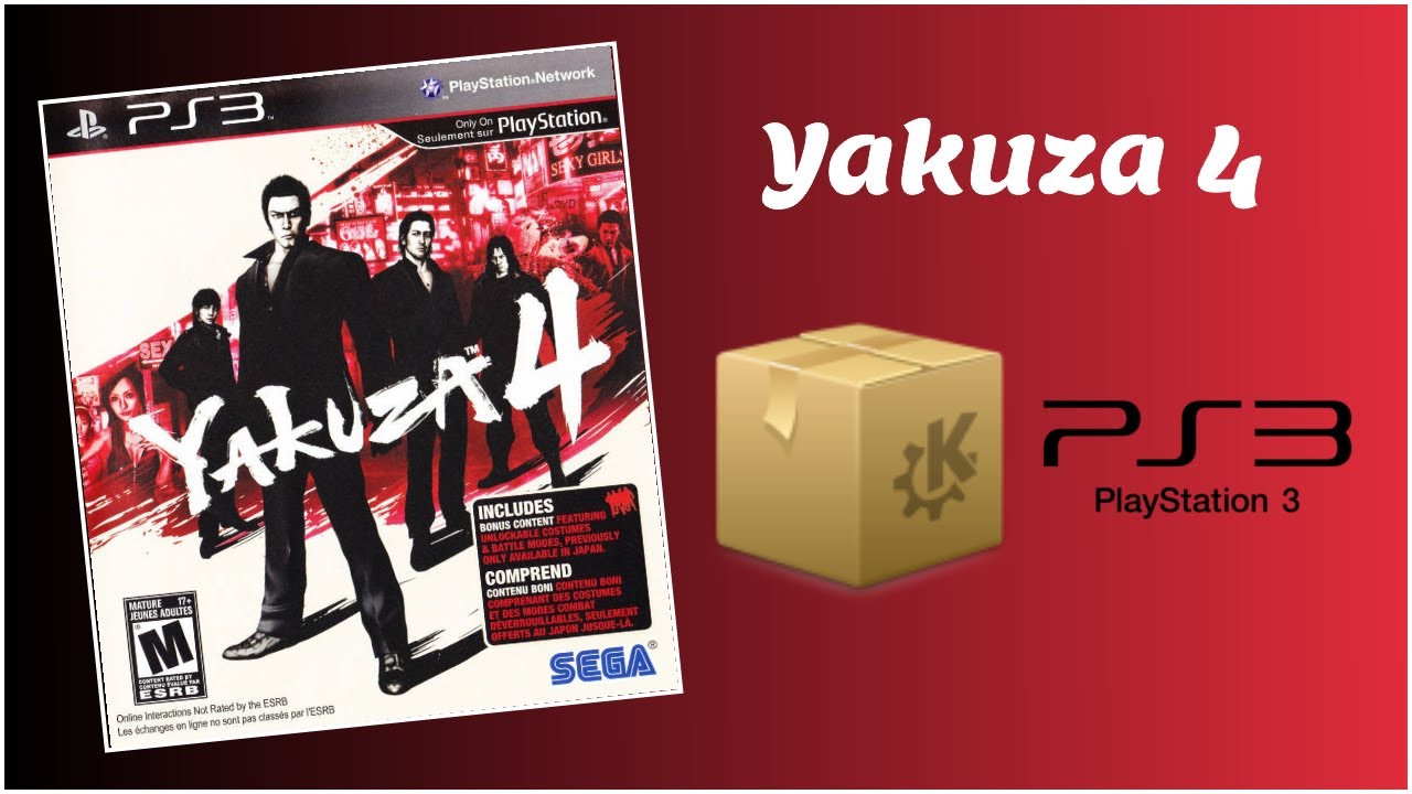 Yakuza 4 Korean Version - Japanese Support - PS3 Factory Sealed Ryu ga  Gotoku