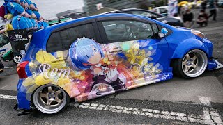 痛車 REゼロ ヴィッツ DIYエアロ＆全塗装