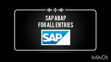 SAP ABAP Select Queries with for all entries