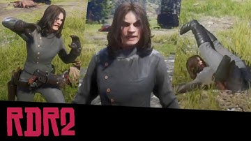 RDR2 Phantom Menace - Invisible Glitch - PVP Gameplay - Fist Fight Combat Catfight beatdown ryona