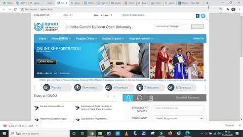 Ignou Release June-2020 Examination Date Sheet I Latest Update for ignou Student related to exam
