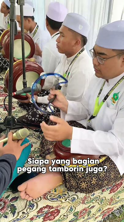 Siapa yang bagian tamborin saat sholawat? #tamborine #sholawat #hadroh #syekhermania #hadrohsholawat