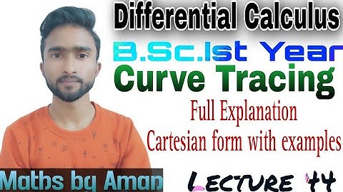 Curve Tracing Cartesian form #calculus #maths #video #lucknowuniversity #bsc #cbse#luupdate#lucknow