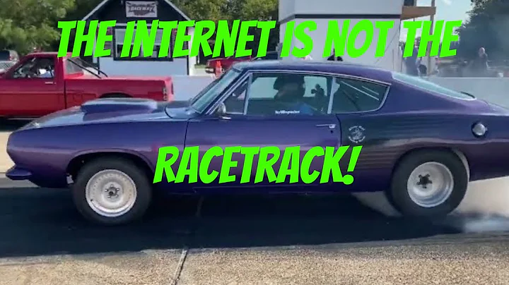 Barracuda Dragcar: Don’t Write a Check that You Can’t Cash! #nonamenationals #mopar #dragcar