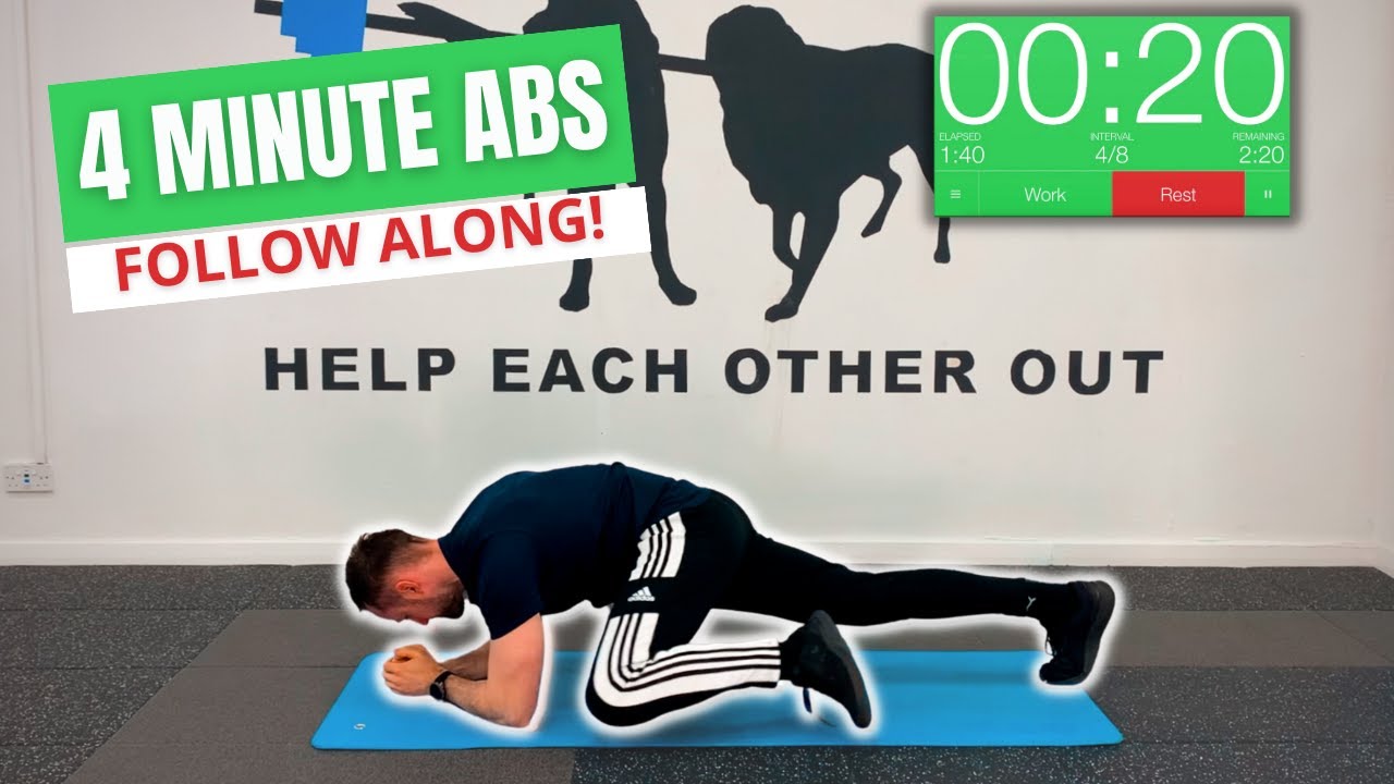 Tabata Abs - Level 1! - Hitting All Areas | No Repeats! - YouTube
