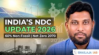 India's NDC Update 2026 | 60% Non-Fossil by 2035 | Net Zero 2070 | Climate Targets