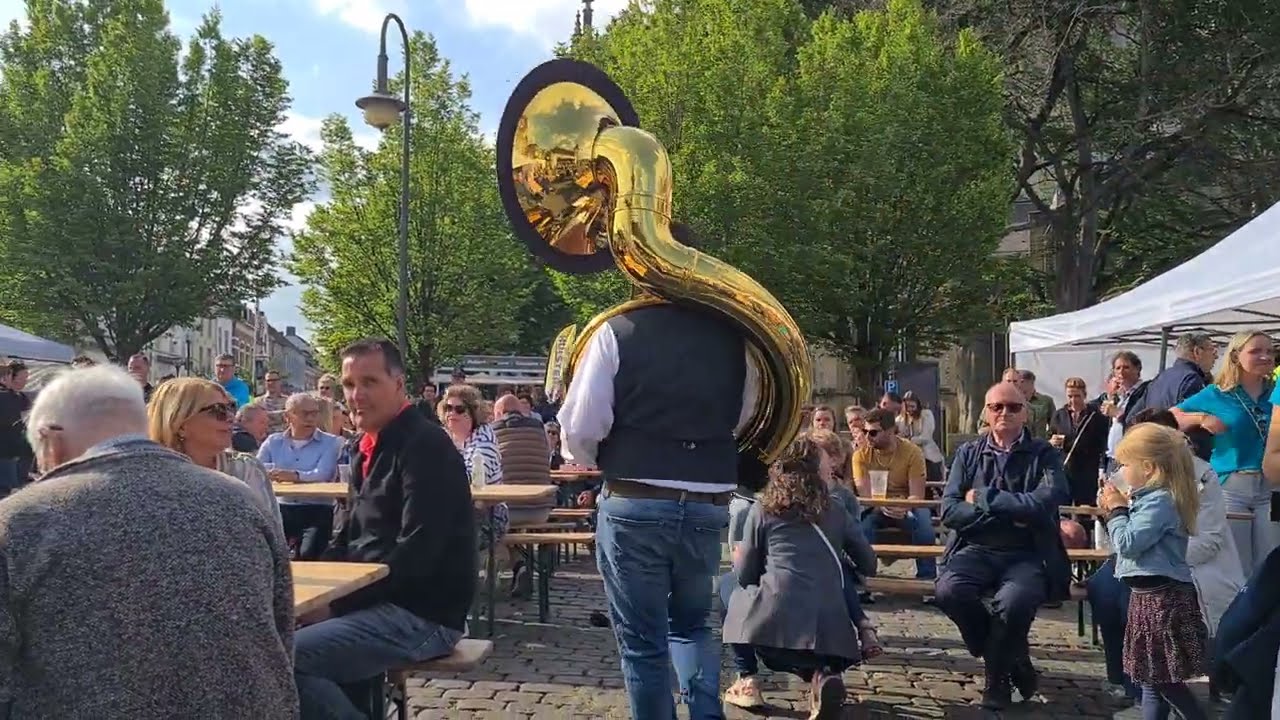 Bravoure dweilorkest in publiek | Hulster Dweildag 2025