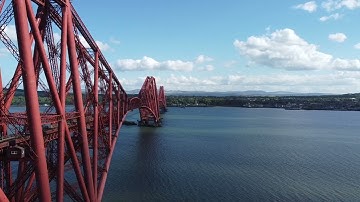 Scotland Forth Rail Bridge Drone Footage11 5 22
