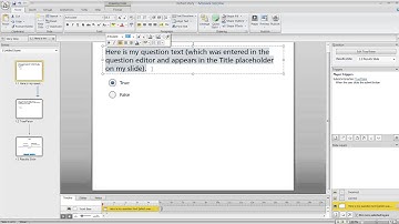 Articulate Storyline tutorial: Make sure printed results contain question text