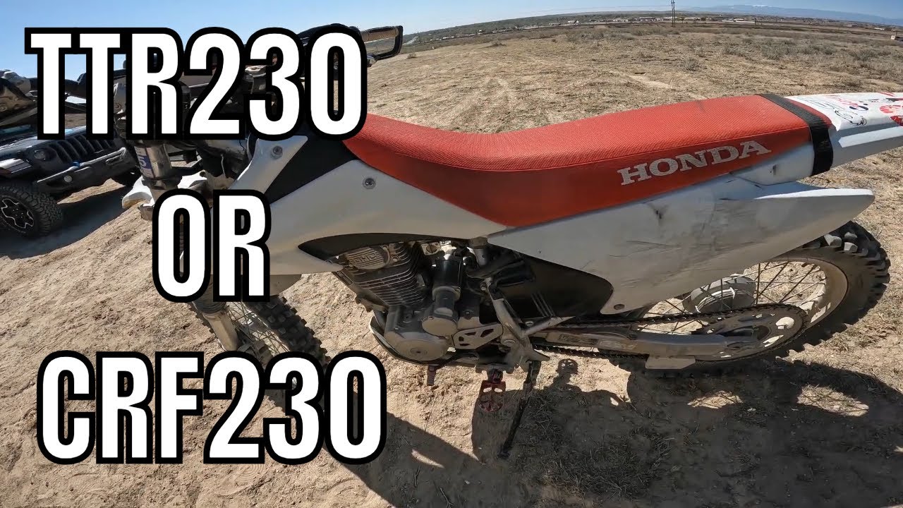 TTR230 Yamaha vs CRF230 Honda | Hard choice?