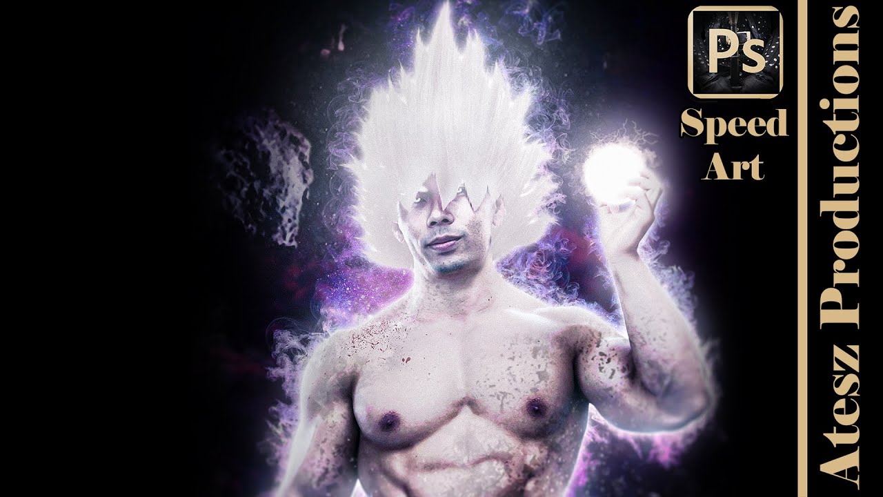 Son Goku Ultra Instinct | Matt Kido | Photoshop tutorial | Speed Art