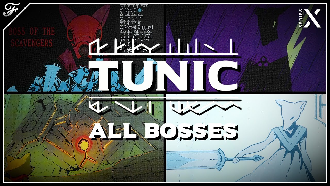 Every BOSS Fight In The Game | Tunic - All Bosses & Gauntlet Challenge (Xbox Series X)