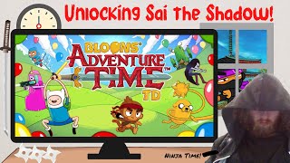 Unlocking Sai the Shadow! (Lemon Grabbed Quest) - Bloons Adventure Time TD