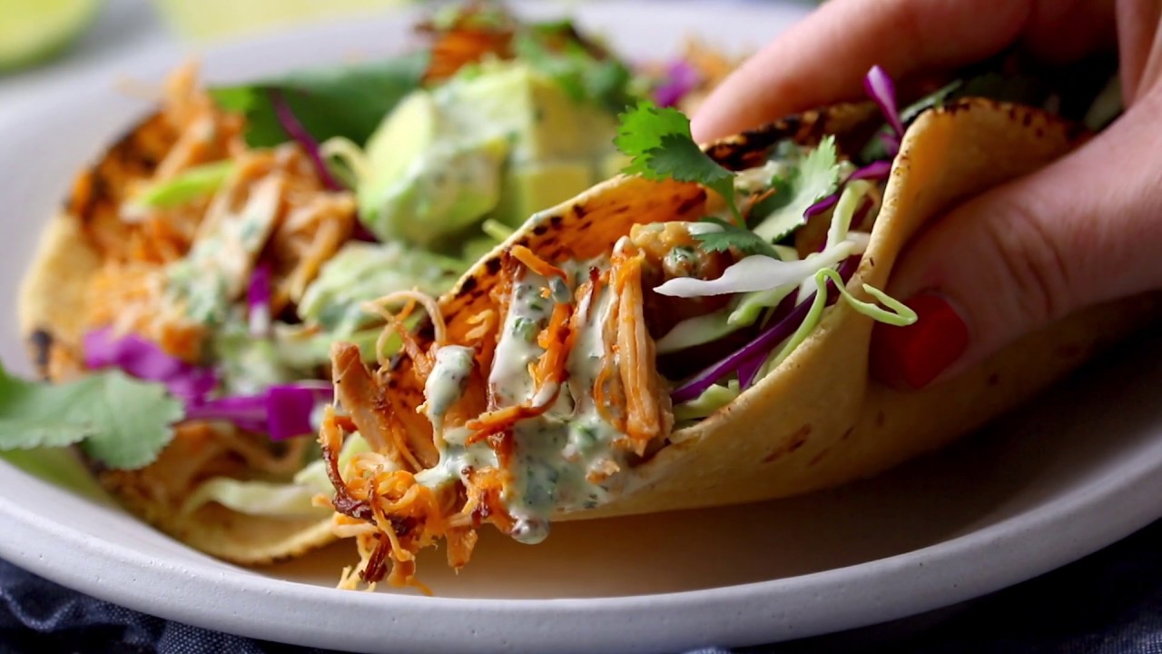 Instant Pot Buffalo Chicken Tacos