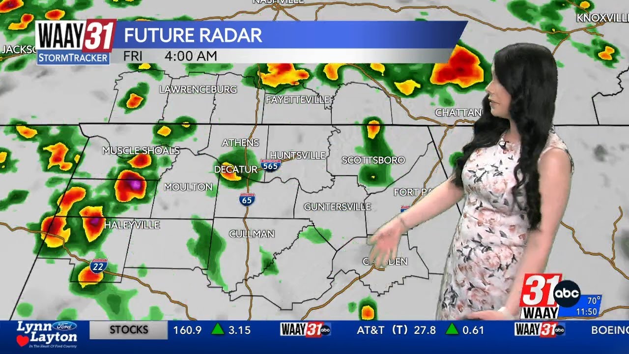 Another day of more scattered showers and storms this afternoon - YouTube