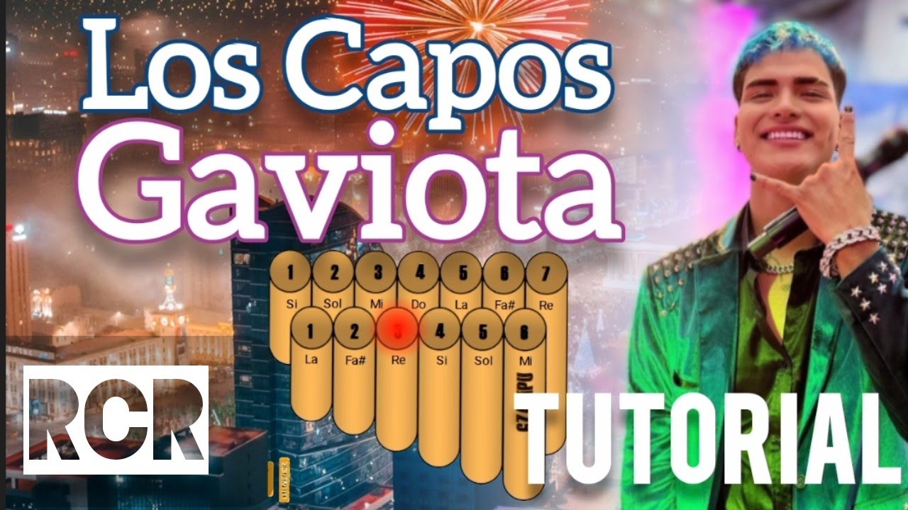 Los Capos Gaviota [] TUTORIAL para Zampoña. YouTube