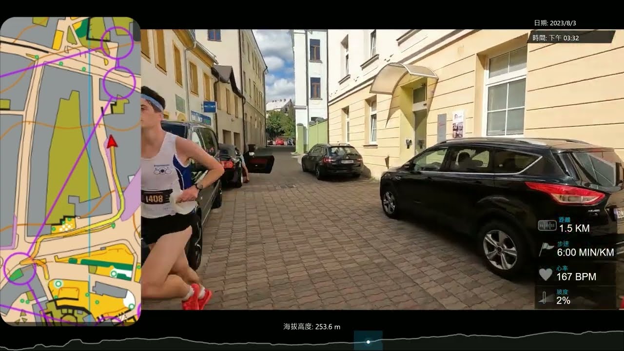 2023 Czech O Tour Sprint || Česká Lípa || Headcam Orienteering || D35A ||🇨🇿