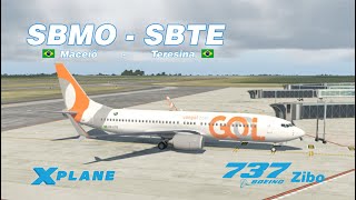 LIVE X-Plane 11.50 Vulkan  Vôo Boeing 737-800 ??Maceió SBMO - ??Teresina SBTE