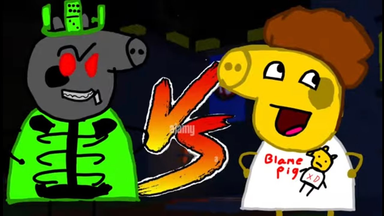 Mama cerdita (1x1x1x1) vs peppa pig (shedletsky) remix 