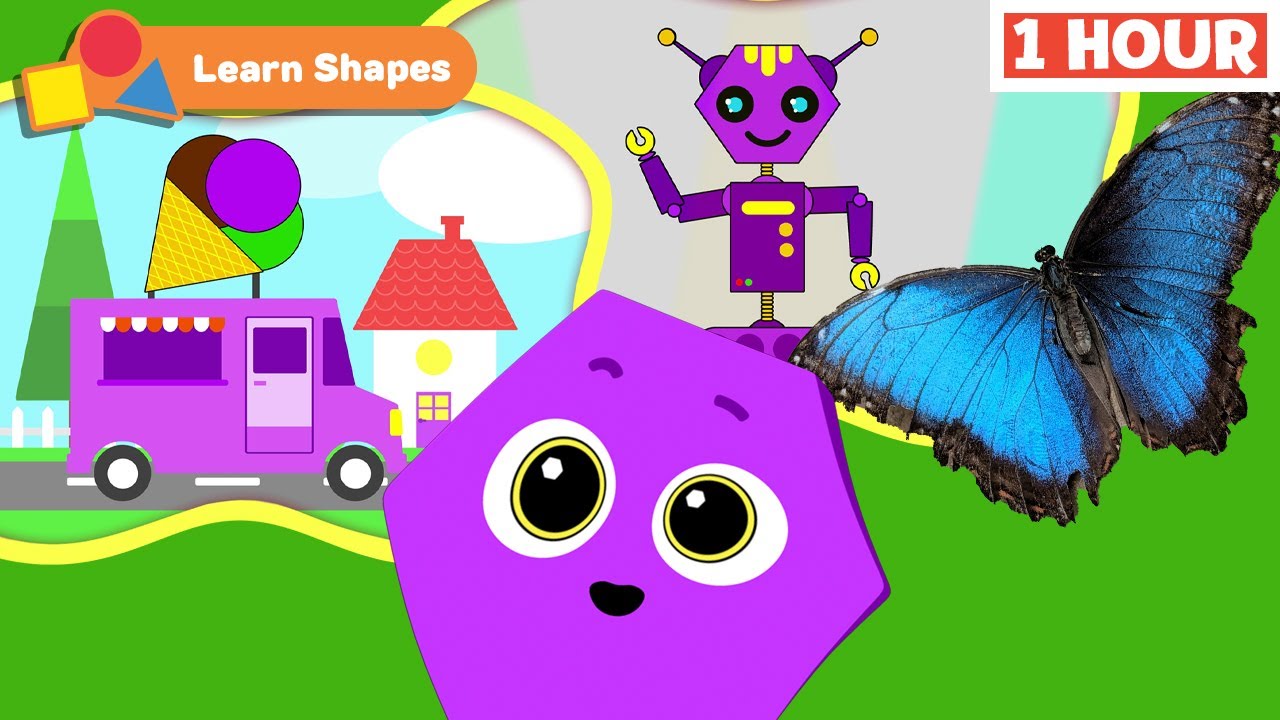 Shapes School Educational videos for babies Learn geometric shapes