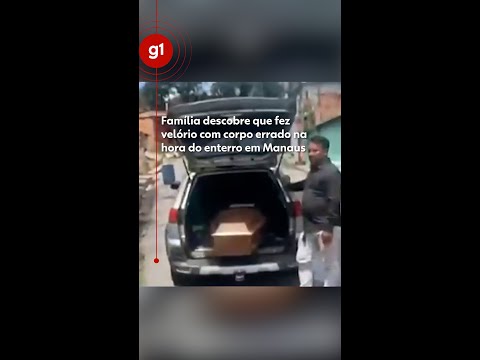 Família descobre que fez velório com corpo errado na hora do enterro em Manaus